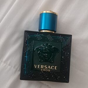 Versace Eros Teal and Black Bottle